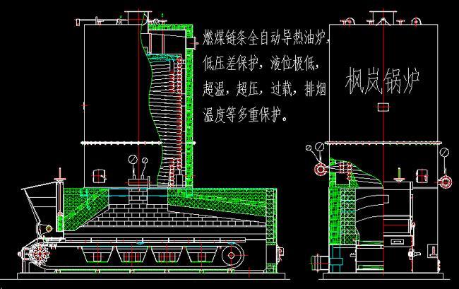 燃煤导热油炉YYL,YGL系列,链条全自动导热油炉